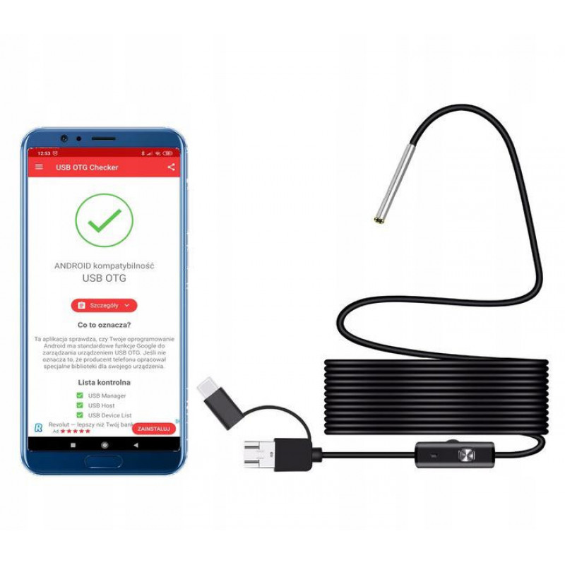 Luxury-goods AN97-3.9MM Endoscope Camera