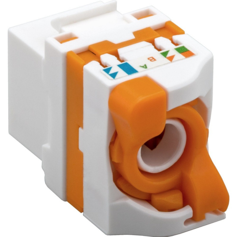 Techly 028573 Keystone Module RJ45 UTP Cat6, Self-Clamping, for PoE