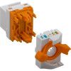 Techly 028573 Keystone Module RJ45 UTP Cat6, Self-Clamping, for PoE