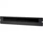 Getfort GF-Brush-SB Brush Grommet for Standing Cabinets, Black