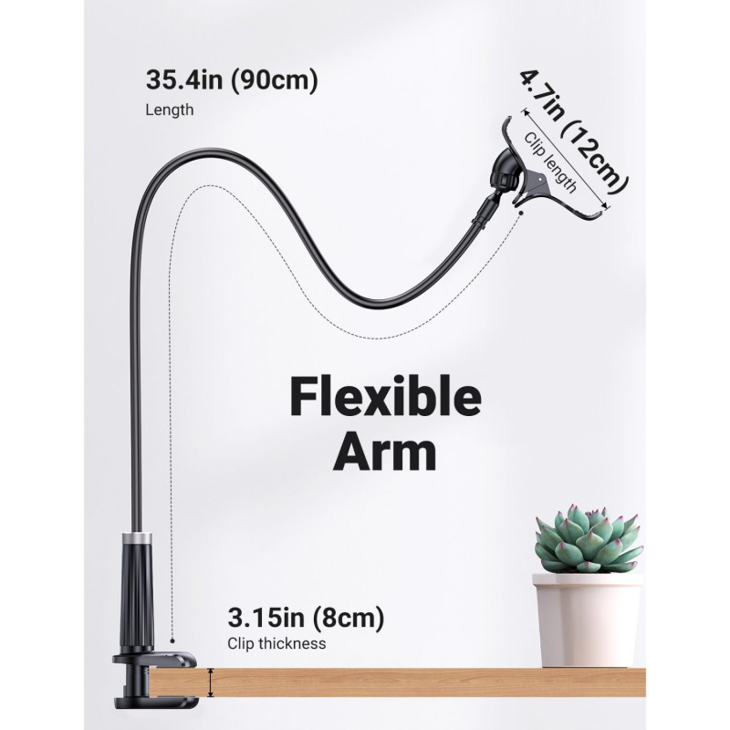 UGREEN Multifunction Gooseneck Phone Stand