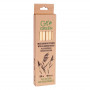Gogreen Go Green Compostable Reed Straws with Brush, 10 pcs