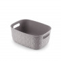 Curver Softex S Basket 4 L, 26.4x19.4x11.1 cm, Grey-Brown