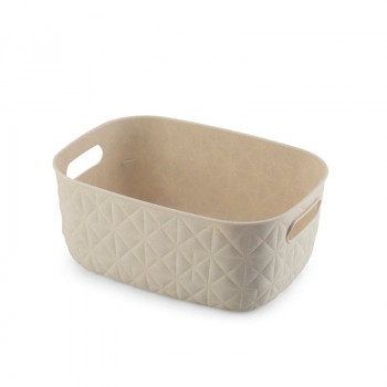 Curver Softex S Basket 4 L, 26.4x19.4x11.1 cm, Chalk White