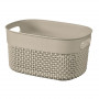 Curver Filo XS Basket 3.5 L, 23.5x17.5x12 cm, Beige