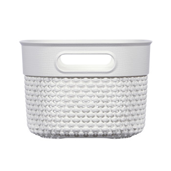 Curver Filo XS Basket 3.5 L, 23.5x17.5x12 cm, White