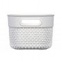 Curver Filo XS Basket 3.5 L, 23.5x17.5x12 cm, White
