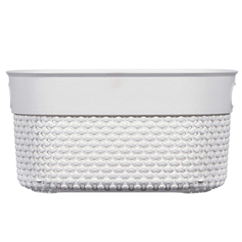 Curver Filo XS Basket 3.5 L, 23.5x17.5x12 cm, White