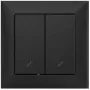 VCX WESA LC 05C Double Two-Way Switch, Black
