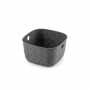Curver Softex XS Basket 3 L, 19.4x19.4x11.1 cm, Dark Grey