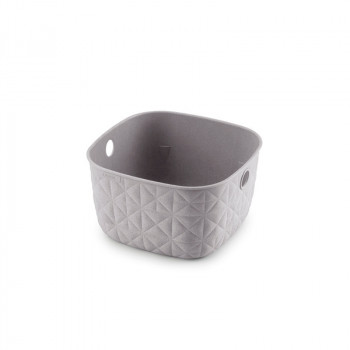 Curver Softex XS Basket 3 L, 19.4x19.4x11.1 cm, Grey-Brown