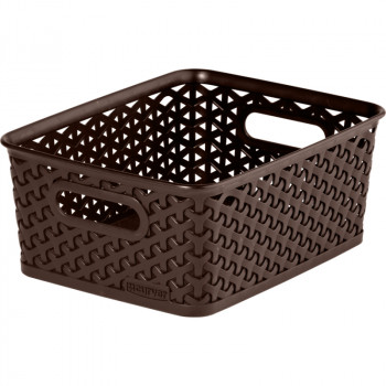 Curver My Style S Basket 4 L, 25.5x19.6x10.3 cm, Dark Brown