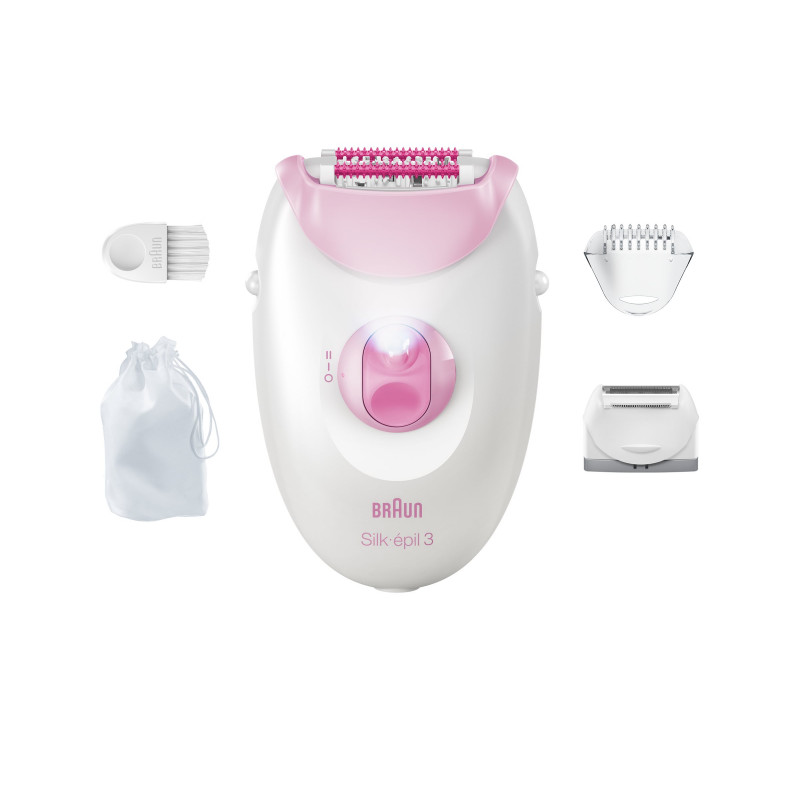 Braun Silk 3 SE3-033 Epilator with Accessories