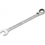 HAZET combination ratchet wrench 606 SW 18mm L.255mm reversible ring side 15 degrees