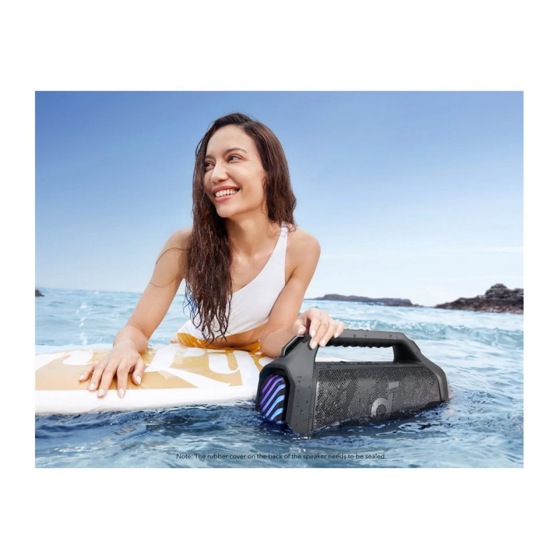 Anker Soundcore Boom 2 Plus A3134 Bluetooth Speaker, Black