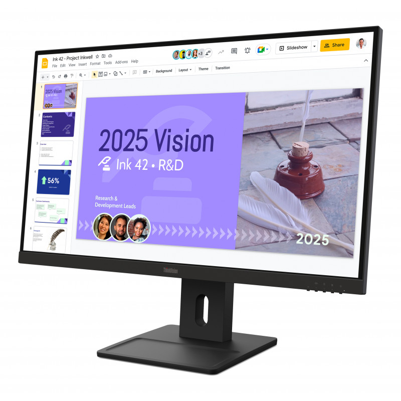Lenovo ThinkVision E27Q-40 QHD 100Hz Business Monitor (ENERGY STAR, TCO 10, TCO Edge 2.1, EPEAT Gold)