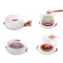metaltex Cake Carrier, Height-Adjustable, 300 mm, White/Transparent
