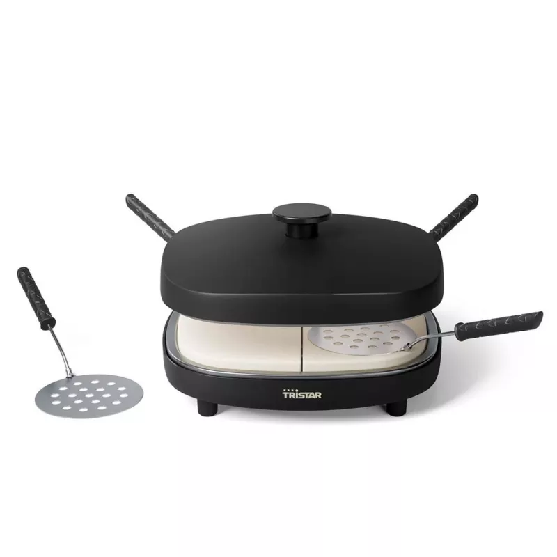 Tristar PZ-9174 Pizza Maker Cool-Touch Case, Non-Stick Coating, Indicator Light