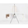 Brabantia HangOn Drying Rack with Hanger Bar, 25 m, Metallic Grey