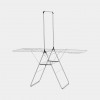 Brabantia HangOn Drying Rack with Hanger Bar, 25 m, Metallic Grey