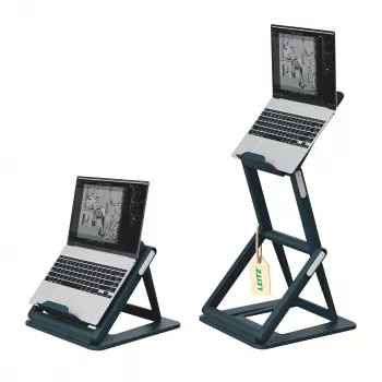 Leitz Ergo 2-in-1 Sit-Stand Laptop Stand, Black (65890089)