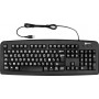 Geemarc KBSV3 USB Keyboard with Extra-Large Keys, German QWERTZ, Black (KBSV3_BLK_GE)