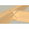 Fischer Wood construction screw PowerFull II 8.0x200 ZK TX VG (50 pieces, full thread, galvanized)