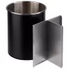APS Rotating Cutlery Holder, Black, Stainless Steel, Matt Interior