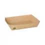 Papstar 87246 Disposable Bowl, Rectangular, Cardboard, Brown, 80 Pieces