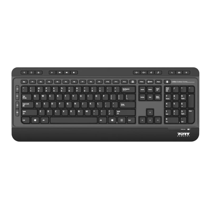 Port Silent Wireless Keyboard and Mouse Combo, US Layout (900901-US)