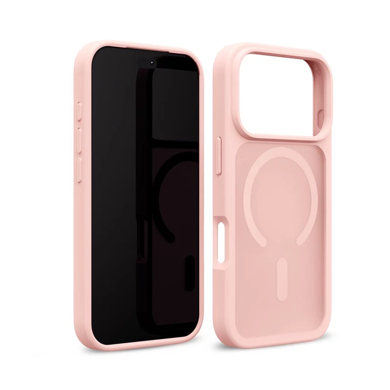 Crong Matte Magnetic MagSafe Case for iPhone 18 Pro Max / 17 Pro Max, Pink