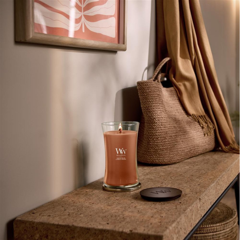 WoodWick Pumpkin Praline Scented Candle 610g
