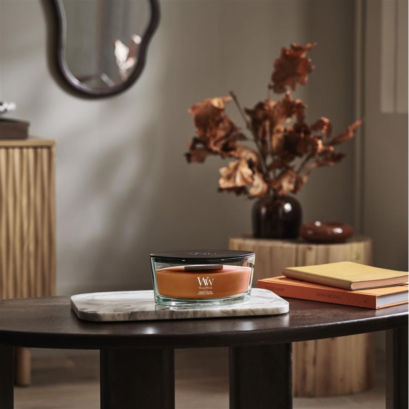 WoodWick Pumpkin Praline Ellipse Scented Candle 453.6g