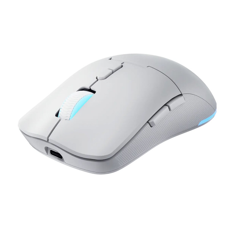Lenovo Legion M220 RGB Wireless Gaming Mouse, 2.4 GHz / Bluetooth / Wired, Glacier White (GY51V60437)