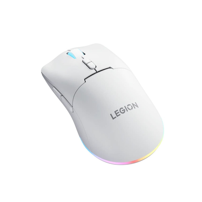Lenovo Legion M220 RGB Wireless Gaming Mouse, 2.4 GHz / Bluetooth / Wired, Glacier White (GY51V60437)