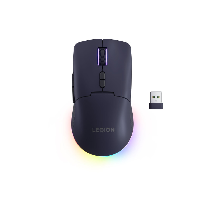 Lenovo Legion M220 RGB Wireless Gaming Mouse, 2.4 GHz / Bluetooth / Wired, Nebula Purple (GY51V60439)