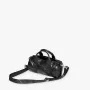 LOQI Metallic Weekender Bag – Black (Small)