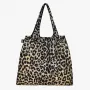 Pleated bag LOQI – leopard dusk