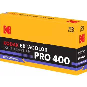Kodak Ektacolor Pro 400 120 Camera Film, 5-Pack