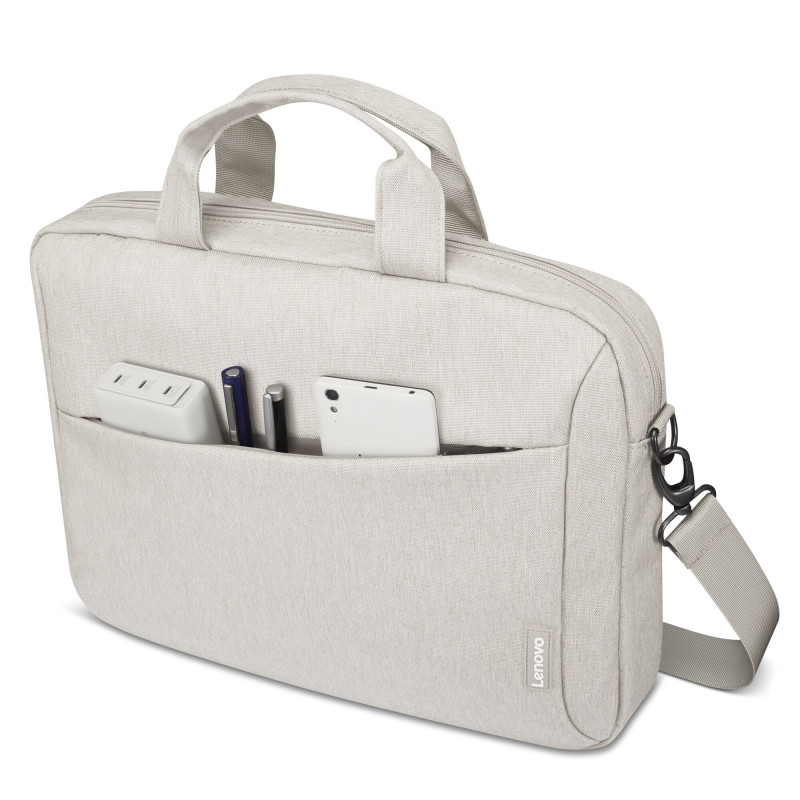 Lenovo T210 Topload Laptop Bag up to 16 inch, Shoulder Strap, Beige (GX41W44768)
