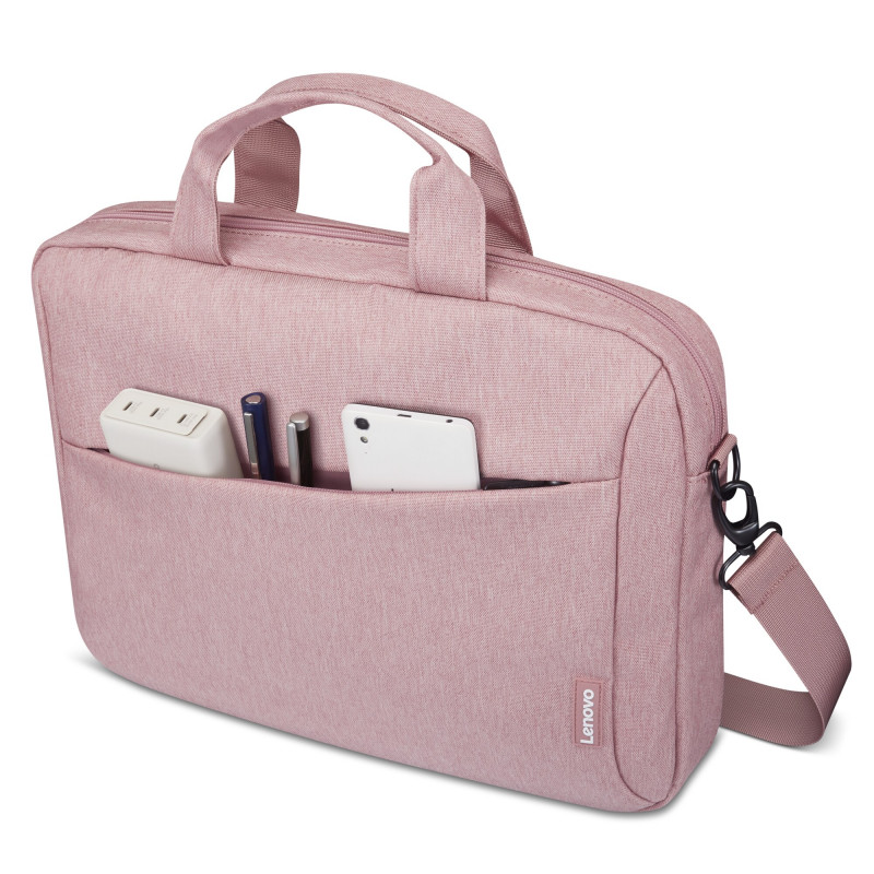 Lenovo T210 Topload Laptop Bag up to 16 inch, Shoulder Strap, Pink (GX41W44766)