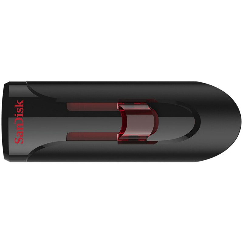 SanDisk Cruzer Glide 3.0 64GB USB 3.2 Gen 1 Flash Drive, Black