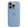 Apple iPhone 15 Pro Max Silicone Case with MagSafe - Winter Blue