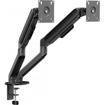 Secomp STANDARD Dual Monitor Arm, Mechanical Spring, 17–32 inch, Max. 2 × 10 kg, Black (11.55.0001)