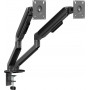 Secomp STANDARD Dual Monitor Arm, Mechanical Spring, 17–32 inch, Max. 2 × 10 kg, Black (11.55.0001)