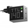 SHARGE Pixel 140 GaN Charger, 140W, 3x USB-C, Dot Matrix Display - grey