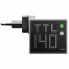 SHARGE Pixel 140 GaN Charger, 140W, 3x USB-C, Dot Matrix Display - grey