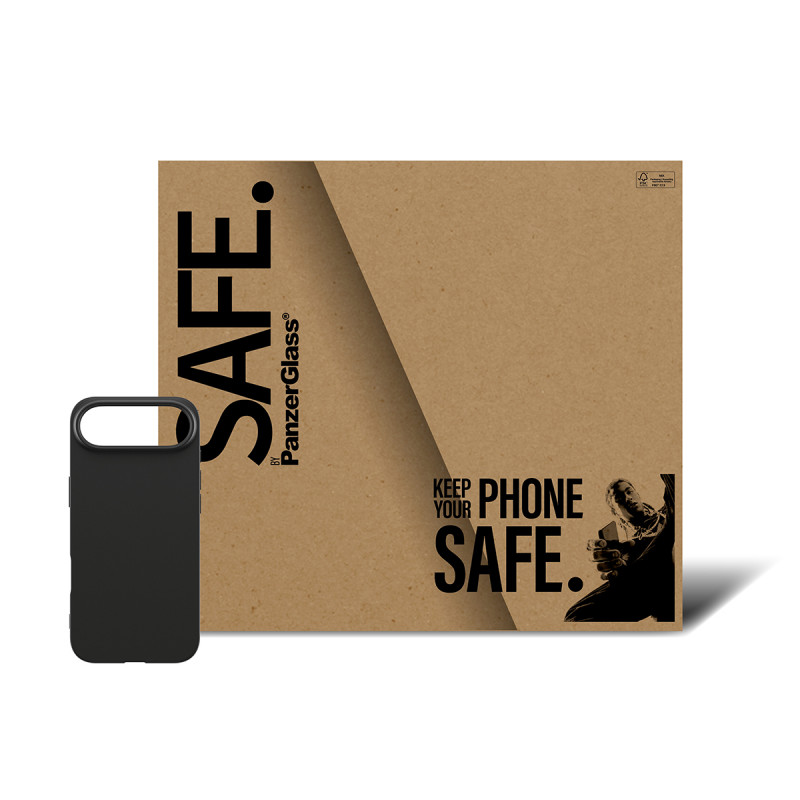 PanzerGlass SAFE TPU Case for iPhone Air, Black (Bulk)