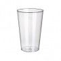 STARPAK Disposable Drinking Cup, 9 cm, 0.4 L, Crystal Clear