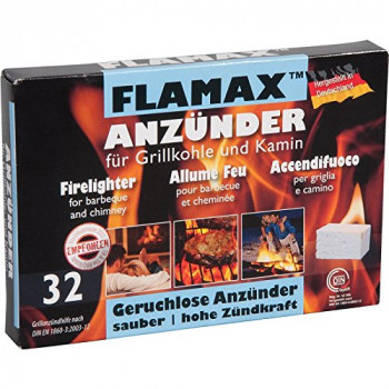 Flamax Paraffin Fire Starter Cubes, 32 pcs (1318113)